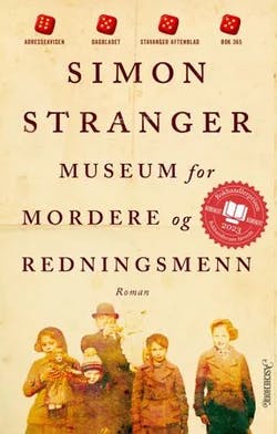 Omslag: "Museum for mordere og redningsmenn" av Simon Stranger