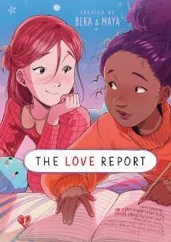 Omslag: "The love report. 1" av psevdonym for Bertrand Escaich og Caroline Roque Béka