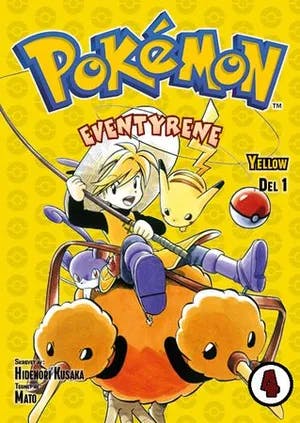 Omslag: "Pokemon-eventyrene. Del 1. yellow" av Hidenori Kusaka