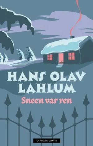 Omslag: "Sneen var ren" av Hans Olav Lahlum