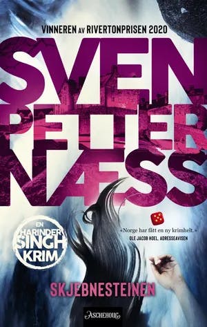 Omslag: "Skjebnesteinen : kriminalroman" av Sven Petter Næss