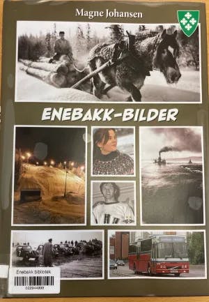 Omslag: "Enebakk-bilder" av Magne Johansen